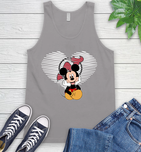 NHL New Jersey Devils The Heart Mickey Mouse Disney Hockey Tank Top 3