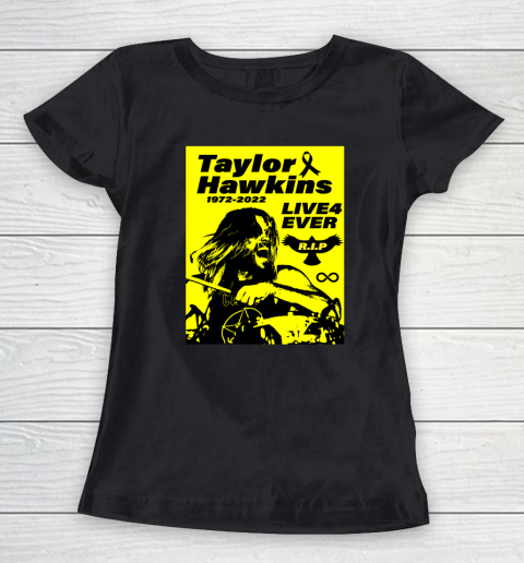 Taylor Hawkins Shirt RIP Foo Fighters Drummer 1972  2022 Women's T-Shirt