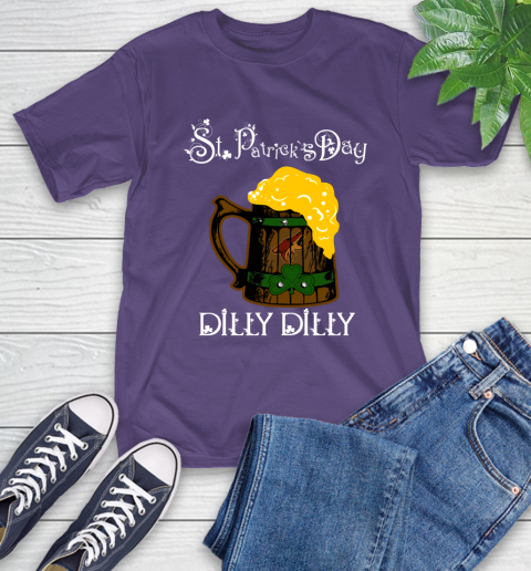 NHL Arizona Coyotes St Patrick's Day Dilly Dilly Beer Hockey Sports T-Shirt 5