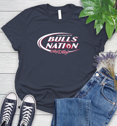 NBA A True Friend Of The Chicago Bulls Dilly Dilly Basketball Sports Women's T-Shirt 14