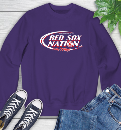 MLB A True Friend Of The Boston Red Sox Dilly Dilly Baseball Sports Sweatshirt 4