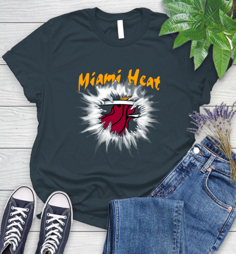 Miami Heat NBA Basketball Rip Sports Women's T-Shirt 11