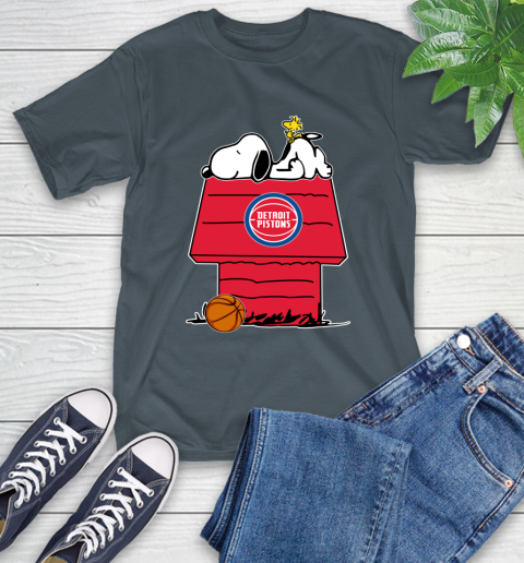 Detroit Pistons Nba Basketball Snoopy Woodstock The Peanuts Movie