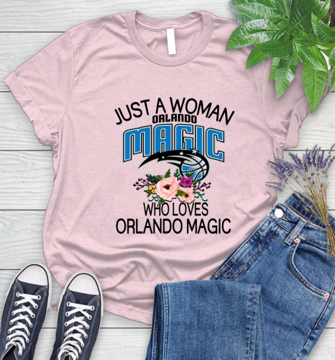 Nba Just A Woman Who Loves Orlando Magic Basketball Sports Women S