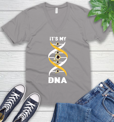 Washington Redskins NFL Football It's My DNA Sports V-Neck T-Shirt 3