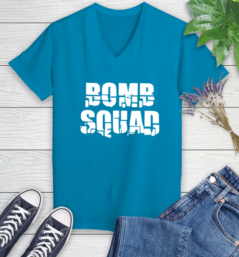 Bomb Squad Women's V-Neck T-Shirt 7