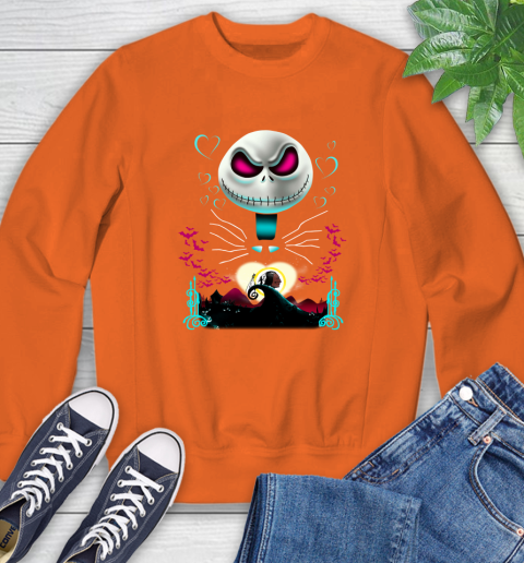 NFL Washington Redskins Jack Skellington Sally The Nightmare Before Christmas Football Sweatshirt 3