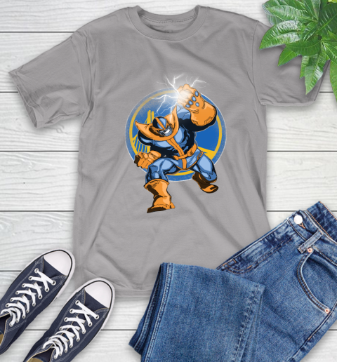 Golden State Warriors NBA Basketball Thanos Avengers Infinity War Marvel T-Shirt 6