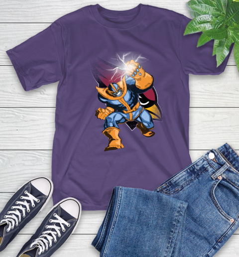 Arizona Cardinals NFL Football Thanos Avengers Infinity War Marvel T-Shirt 5
