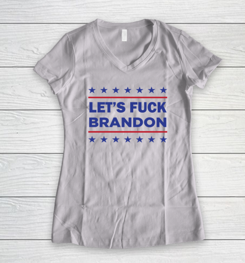Let's Fuck Brandon Women's V-Neck T-Shirt