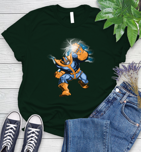 Detroit Lions NFL Football Thanos Avengers Infinity War Marvel Women's T-Shirt 6