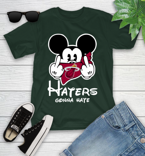 NBA Miami Heat Haters Gonna Hate Mickey Mouse Disney Basketball T Shirt Youth T-Shirt 5