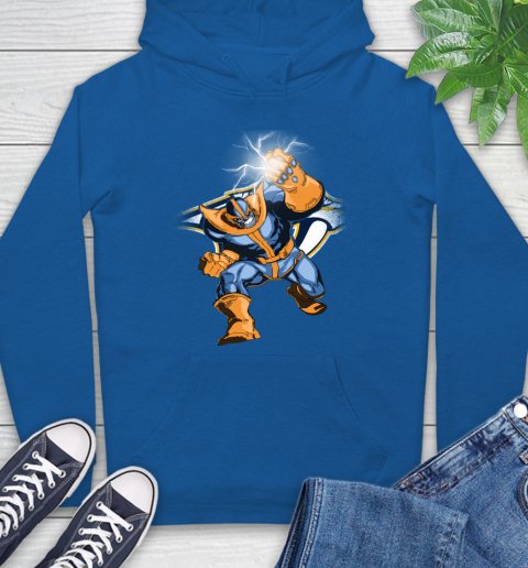 Nashville Predators NHL Hockey Thanos Avengers Infinity War Marvel Hoodie 9