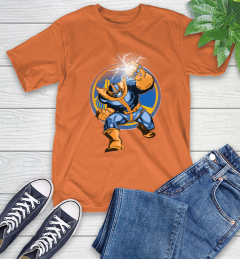 Golden State Warriors NBA Basketball Thanos Avengers Infinity War Marvel T-Shirt 4