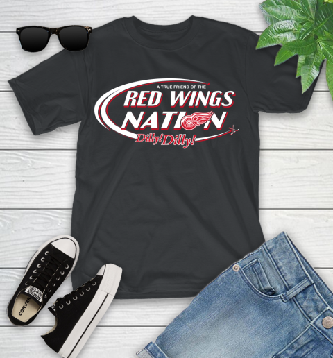 NHL A True Friend Of The Detroit Red Wings Dilly Dilly Hockey Sports Youth T-Shirt
