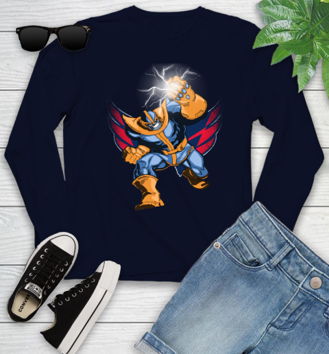 Washington Capitals NHL Hockey Thanos Avengers Infinity War Marvel Youth Long Sleeve 2