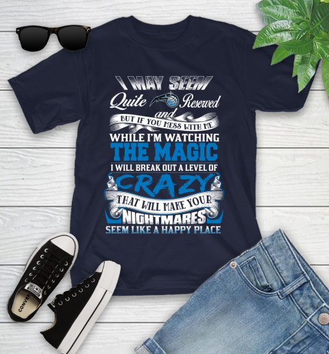 Orlando Magic NBA Basketball Don't Mess With Me While I'm Watching My Team Youth T-Shirt 2
