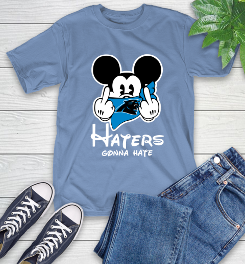 NFL Carolina Panthers Haters Gonna Hate Mickey Mouse Disney Football T Shirt_000 T-Shirt 12