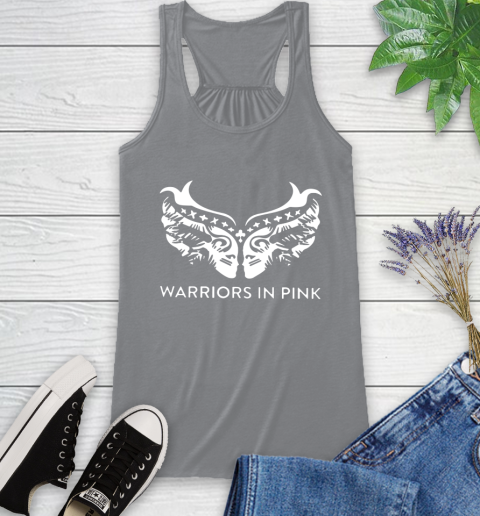 Ford cares warriors in pink shirt Racerback Tank 4