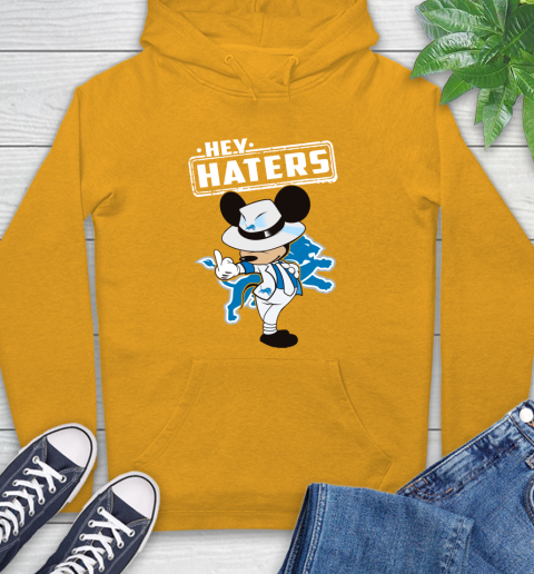 NFL Hey Haters Mickey Football Sports Detroit Lions Hoodie 2