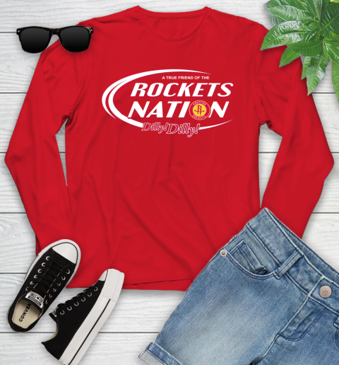 NBA A True Friend Of The Houston Rockets Dilly Dilly Basketball Sports Youth Long Sleeve 11