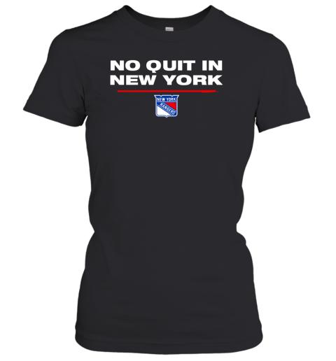 Fanatics Rangers No Quit in New York Women's T-Shirt