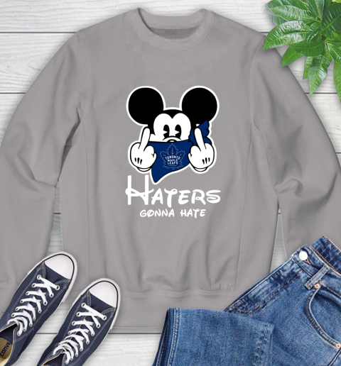 NHL Toronto Maple Leafs Haters Gonna Hate Mickey Mouse Disney Hockey T Shirt Sweatshirt 5