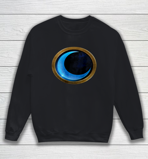 Marvel Moon Knight Blue Crescent Logo Sweatshirt