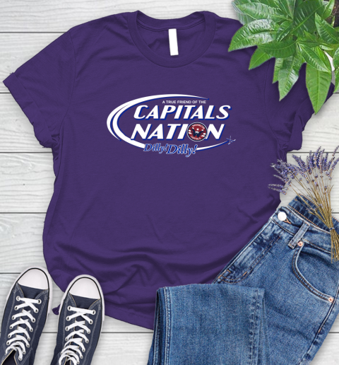 NHL A True Friend Of The Washington Capitals Dilly Dilly Hockey Sports Women's T-Shirt 4