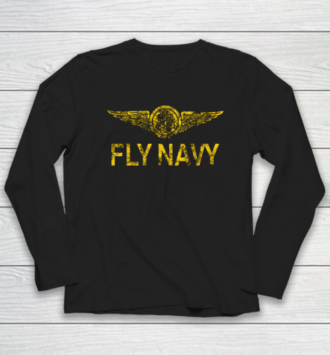 Fly Navy Shirt Long Sleeve T-Shirt