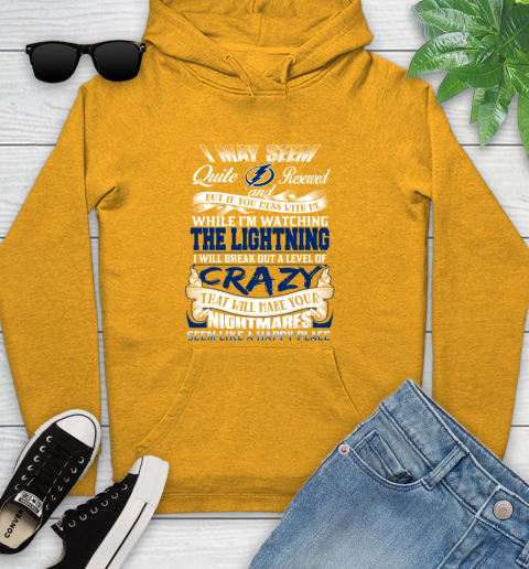 Tampa Bay Lightning NHL Hockey Don't Mess With Me While I'm Watching My Team Youth Hoodie 2