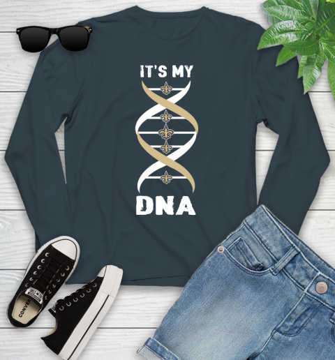 New Orleans Saints NFL Football It's My DNA Sports Youth Long Sleeve 9