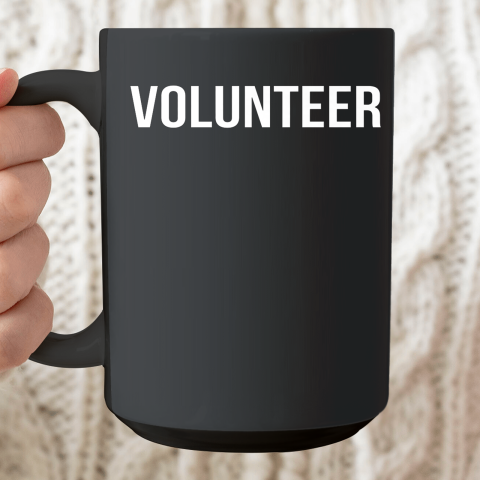 Volunteer Volunteering Uniform Novelty Ceramic Mug 15oz