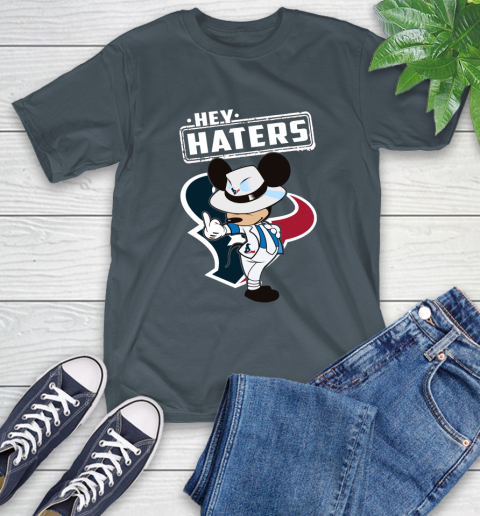 NFL Hey Haters Mickey Football Sports Houston Texans T-Shirt 10