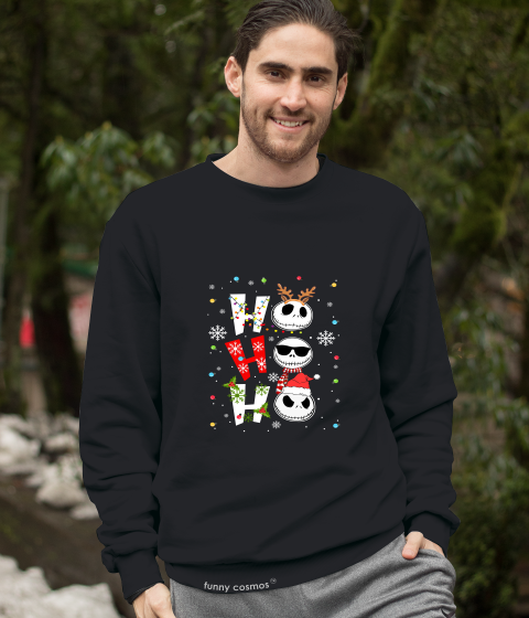 Nightmare Before Christmas T Shirt, Jack Skellington T Shirt, Ho Ho Ho Tshirt, Christmas Gifts