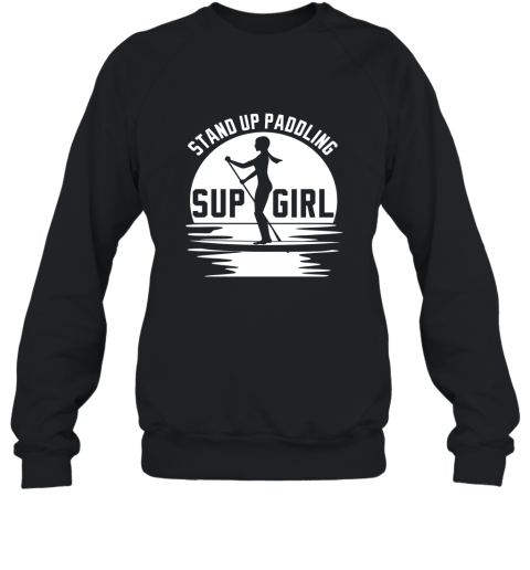 Women_s Stand Up Paddle Board Shirt Paddling SUP Girl T Shirt Sweatshirt