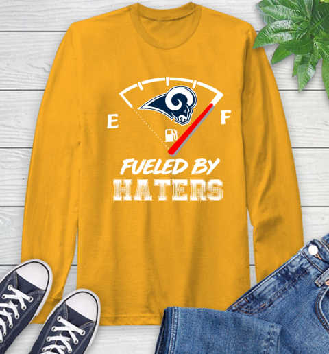 Los Angeles Rams NFL Football Fueled By Haters Sports Long Sleeve T-Shirt 2