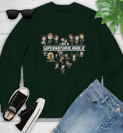Iam_a_SupernaturalAHolic_Supernatural_A_Holic_Shirt Youth Sweatshirt 9