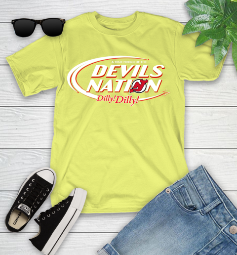NHL A True Friend Of The New Jersey Devils Dilly Dilly Hockey Sports Youth T-Shirt 10