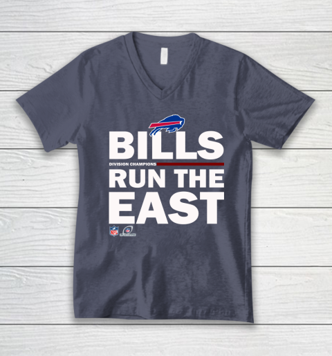 Bills Run The East Shirt V-Neck T-Shirt 12