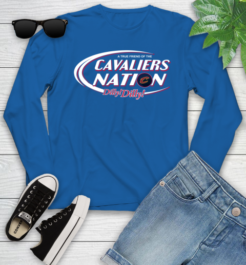 NBA A True Friend Of The Cleveland Cavaliers Dilly Dilly Basketball Sports Youth Long Sleeve 10