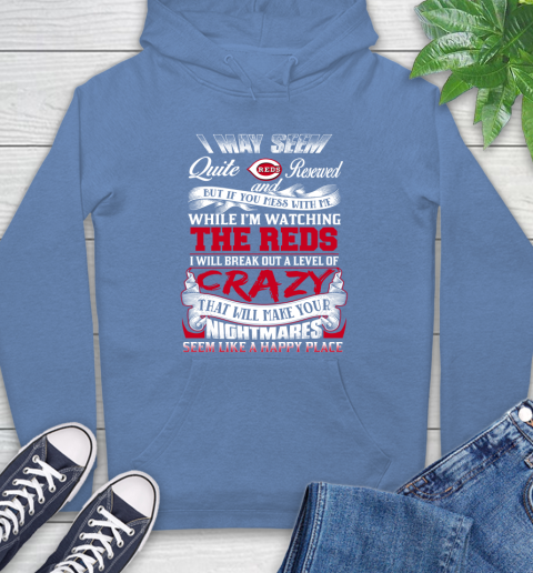 Cincinnati Reds MLB Baseball Don't Mess With Me While I'm Watching My Team Hoodie 11