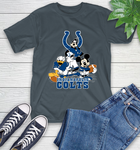 NFL Indianapolis Colts Mickey Mouse Donald Duck Goofy Football Shirt T-Shirt 10