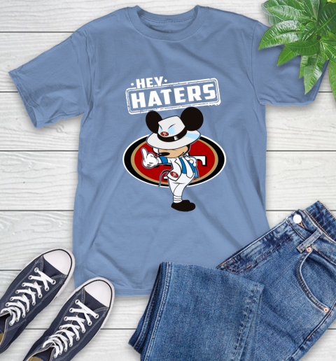 NFL Hey Haters Mickey Football Sports San Francisco 49ers T-Shirt ...