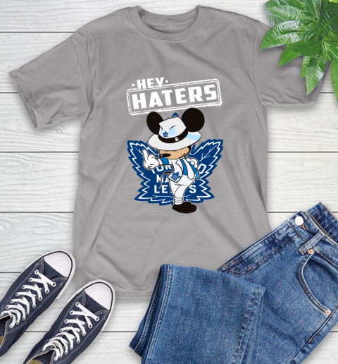 NHL Hey Haters Mickey Hockey Sports Toronto Maple Leafs T-Shirt 6