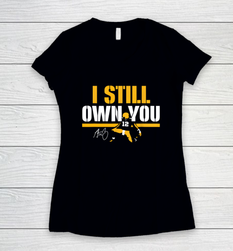 I Still Own You Shirt 12 Great American Motivational Football Fans Women's V-Neck T-Shirt