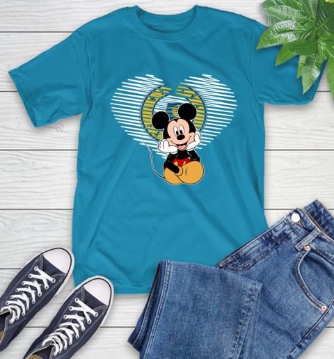 NBA Indiana Pacers The Heart Mickey Mouse Disney Basketball T-Shirt 9