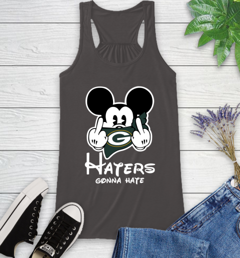 NFL Green Bay Packers Haters Gonna Hate Mickey Mouse Disney Football T Shirt_000 Racerback Tank 11