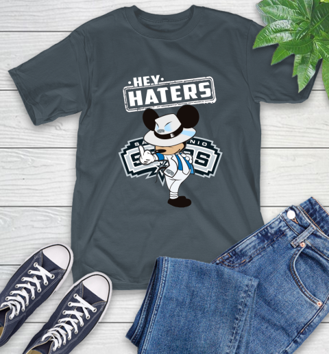 NBA Hey Haters Mickey Basketball Sports San Antonio Spurs T-Shirt 10