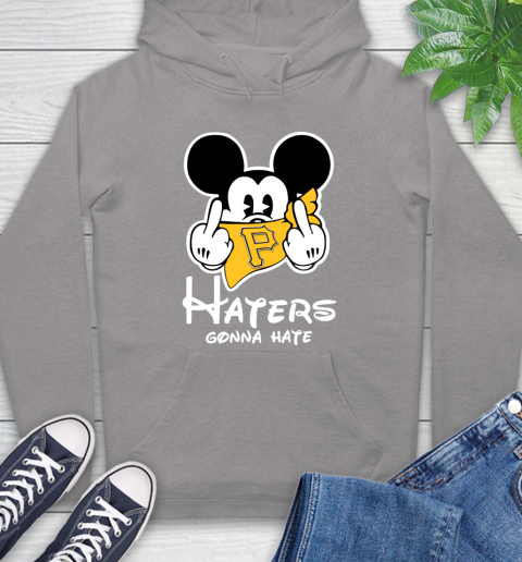 MLB Pittsburgh Pirates Haters Gonna Hate Mickey Mouse Disney Baseball T Shirt_000 Hoodie 6